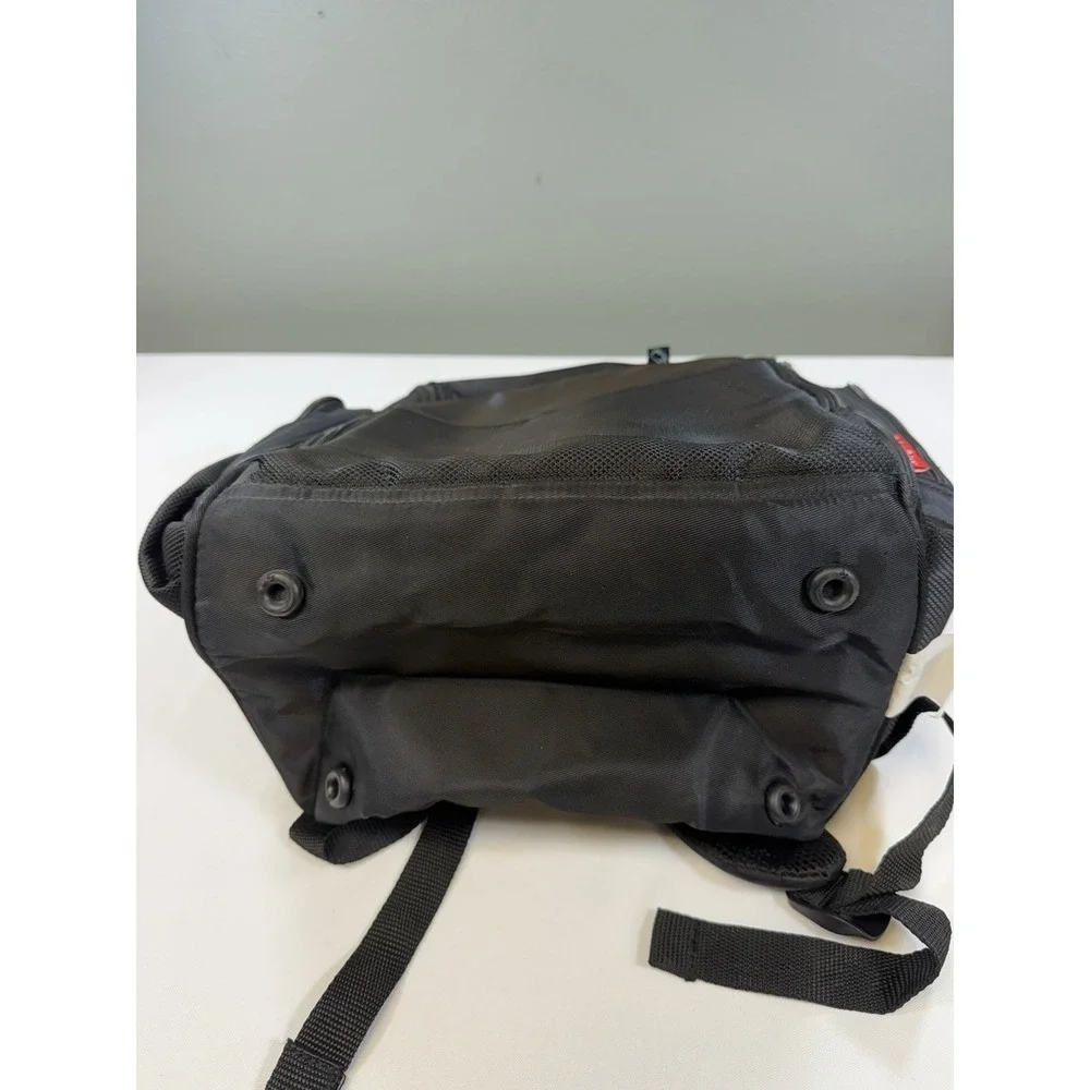 Fisher-Price FastFinder Diaper Bag Backpack Black Teal Multi-Pocket Insulated